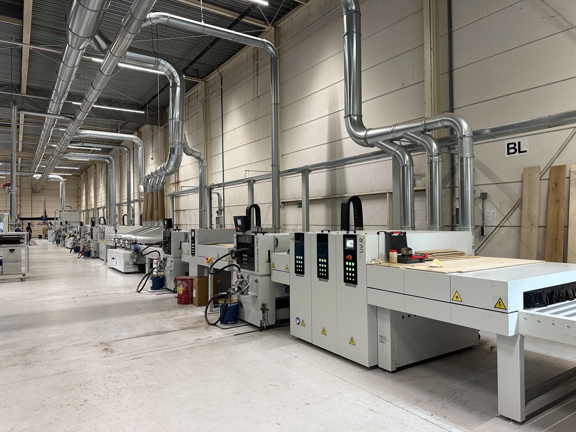 Finish lijn productie