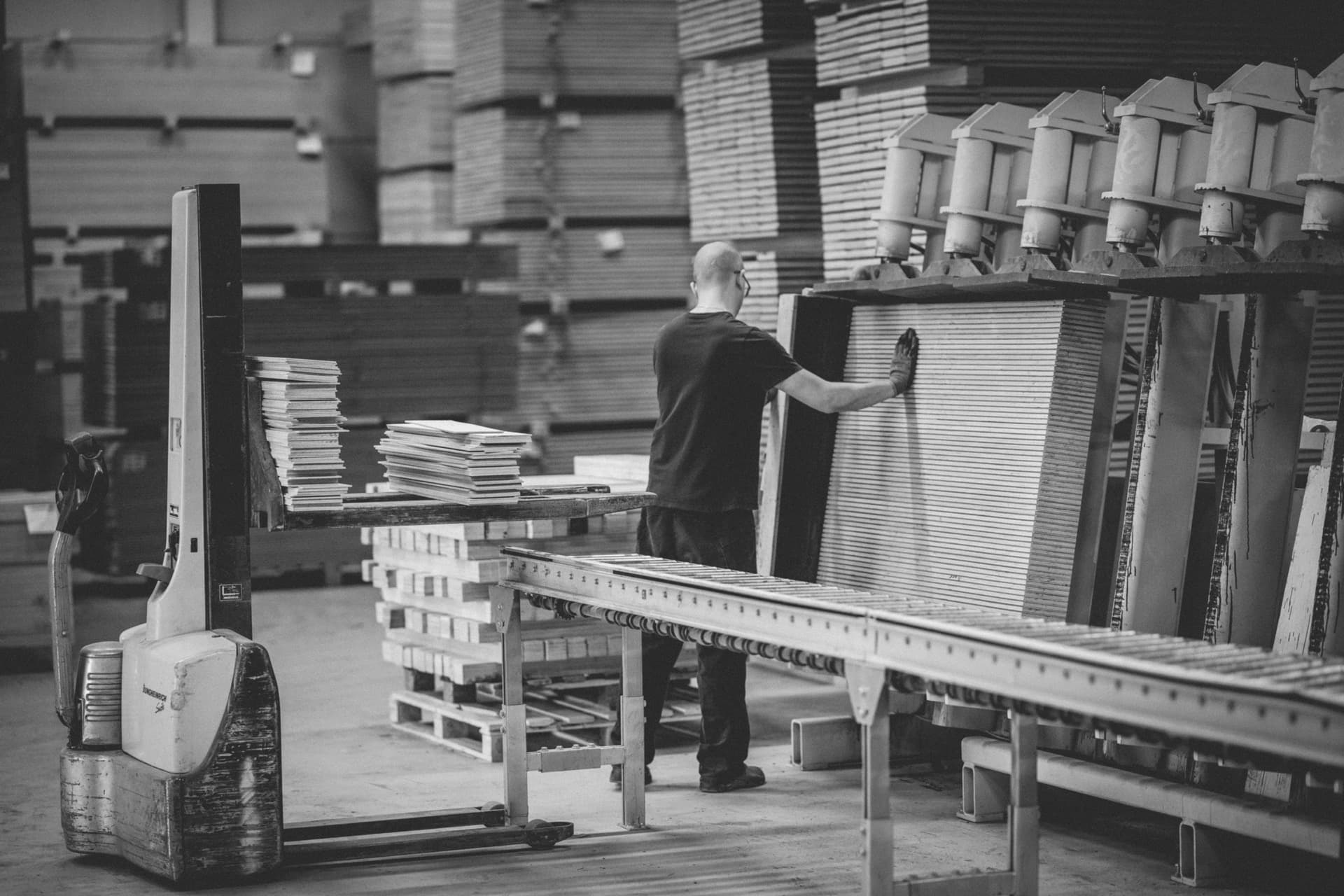 Magazijn en productie