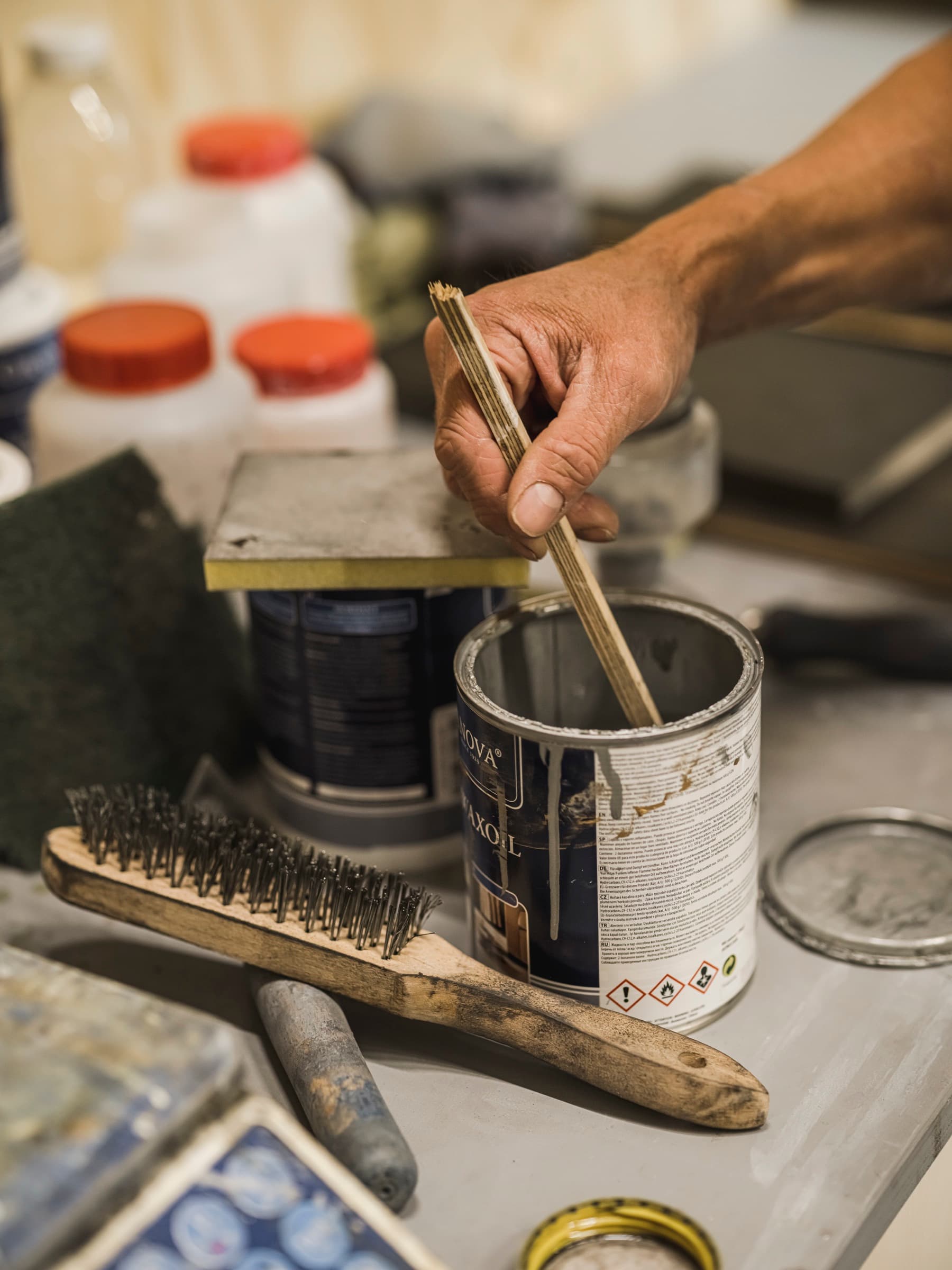 Afwerking materialen